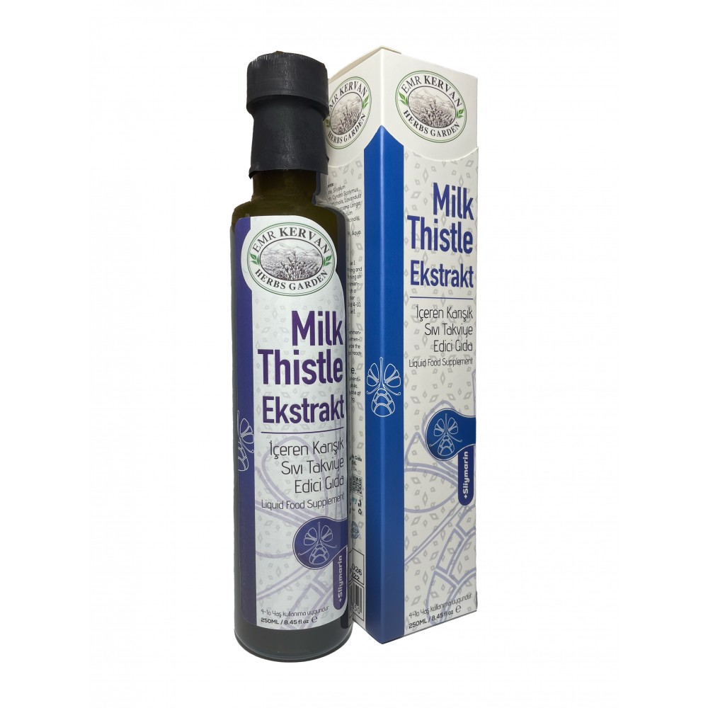 Emr Kervan Herbs Garden Milk Thistle Ekstrakt İçeren Karışık Sıvı Takviye Edici Gıda 250ml